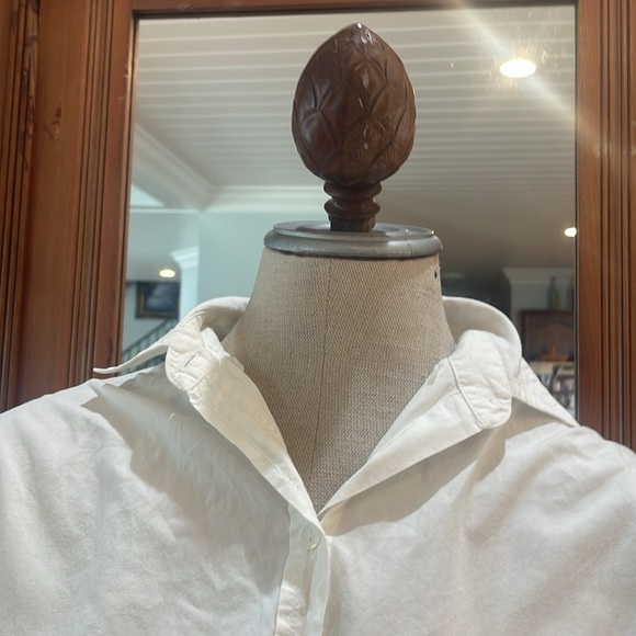 Gap long sleeve button-down shirt 100% cotton pocket collar women’s size S small - Picture 2 of 13